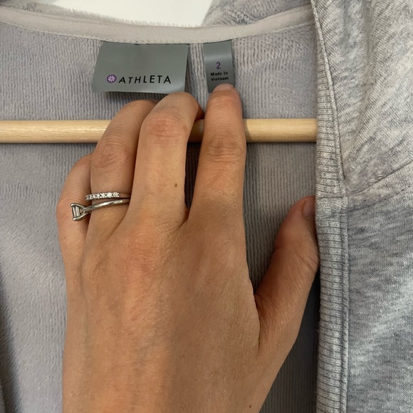 Athleta Hooded Open Faced Sweater - Picture 3 of 3